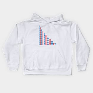 LILLEHAMMER Norwegian Flag Kids Hoodie